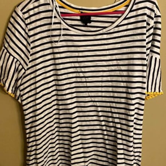 W5 Blue Striped Shirt - Picture 1 of 2